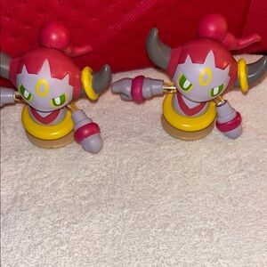 Pokemon Red and Yellow Horned Mini Figures Pair